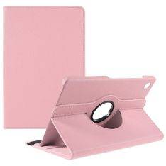 Samsung Galaxy Tab A9 Plus / Tab A11 Plus - läderfodral 360 grader roterbar - Pink