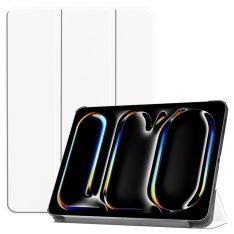 iPad Pro 11 (2024/2025) - Tri-Fold Läderfodral - wake up/sleep - Vit