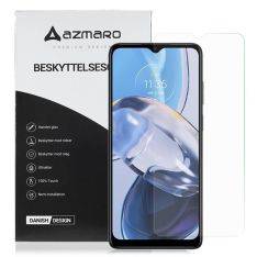 Motorola Moto E22 4G - Azmaro Ultraklart Skärmskydd i Härdat glas - Genomskinlig