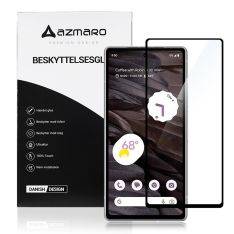 Google Pixel 7a - Azmaro Premium Skärmskydd i Härdat glas - Fullständig täckning