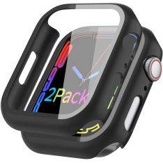 Apple Watch 11 / 10 46mm - Stötsäkert skydd inkl. skärmskydd - Svart