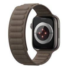 Dux Ducis BL Series - Apple Watch 9/8/7/6/5/4/3/2/1/SE/Ultra/Ultra 2 - 49/45/44/42mm - Magnetisk twill armband - Taupe