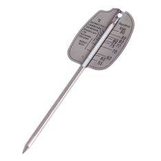 Royal classic Stektermometer, platt - Rostfritt stål