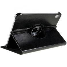 iPad 11 A16 (2025) / iPad 10.9 (2022) - Azmaro äkta läderfodral 360 grader roterbart - Svart