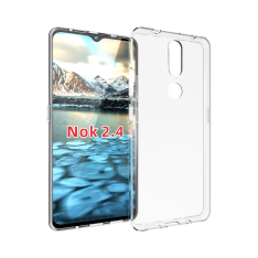 Nokia 2.4 - Shockproof Gummiskal - Transparent