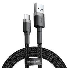 BASEUS Cafule USB-C USB laddningskabel 2A - 2M - Grå/Svart