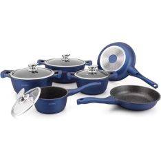 Royalty Line Gjuten aluminium Grytset i 10 delar - Alla typer av spisar - Blå
