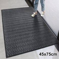 Premium Dörrmatta 45x75 cm - Halkfri - Mörkgrå
