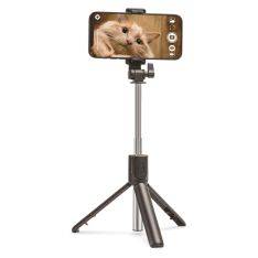 Bluetooth selfiepinne med inbyggt stativ - Inkl. remote