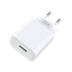 XO USB SNABB Laddare / Adapter 18W / 3A / QC 3.0 - Vit