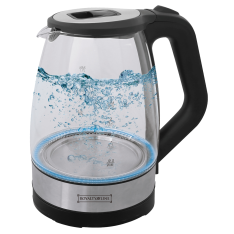 Royalty Line Elektrisk vattenkokare i glas - 1,7L - med blått LED-ljus - 2200W