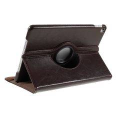 iPad 10.2 (2021/2020/2019) - Azmaro äkta läderfodral 360 grader roterbart - Brun