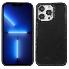 iPhone 13 Pro Max - Azmaro Original skal/fodral i äkta läder - Svart