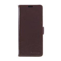 OnePlus Nord N10 - AZMARO fodral/plånbok i äkta läder - Brun