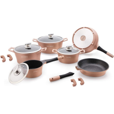 Royalty Line Gjut aluminium Grytset i 14 delar - Alla typer av spisar - Koppar