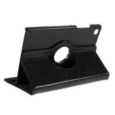 Samsung Galaxy Tab A7 10.4 (2020) - Azmaro äkta läderfodral 360 grader roterbart - Svart