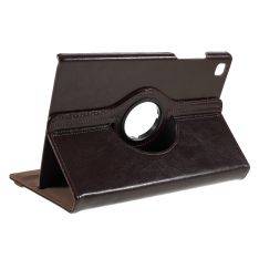 Samsung Galaxy Tab A7 10.4 (2020) - Azmaro äkta läderfodral 360 grader roterbart - Brun