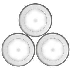 LED lys med Motion sensor - Auto on/off - Til Garderobeskabe/Køkken - Uden ledninger - Sæt med 3 stk.