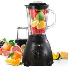 Royalty Line Blender 500W / 1,5L – Inkl. kvarn – Svart